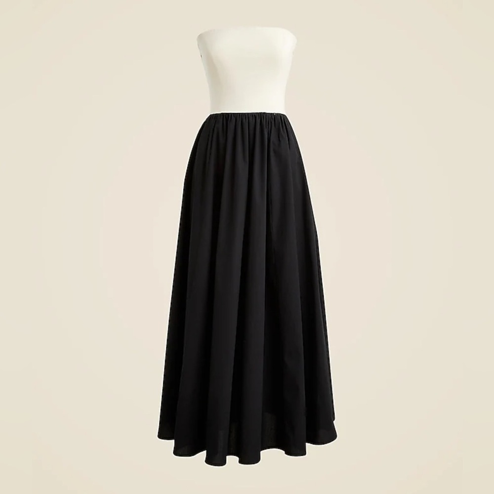 J Crew | Mixy Strapless Colorblock Maxi Dress - Picture 3 of 5